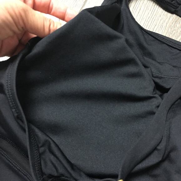 Lands' End Women's Dark Black One Piece Swimsuit size XXL NWT - Picture 9 of 10